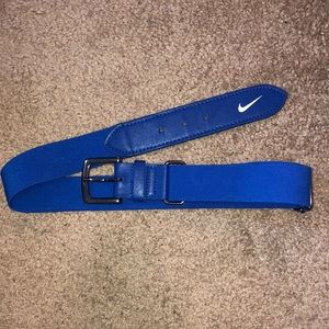Blue Adjustable Nike Softball Belt